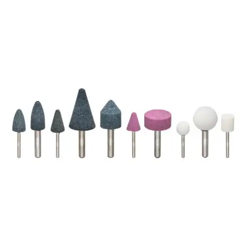 VIGOR Jeu de pierres d'affûtage V6906-10 10 x 10