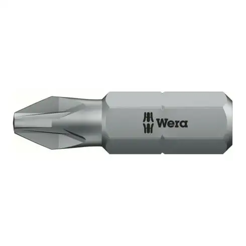 WERA Embout Pozidriv, 1/4″ 0/25 mm