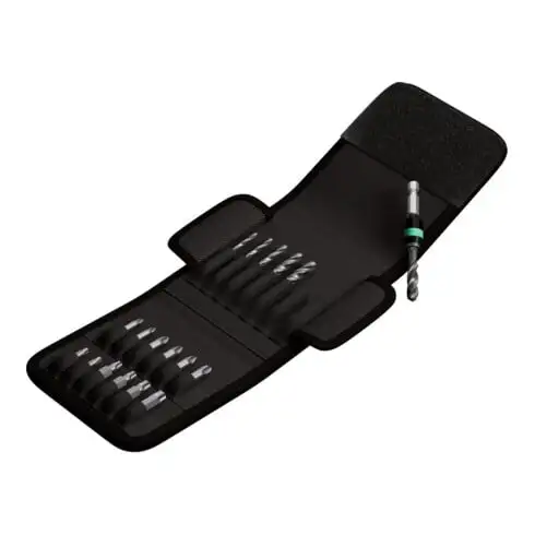 Wera Jeu d'embouts forets hélicoïdaux en trousse, 19 pièces