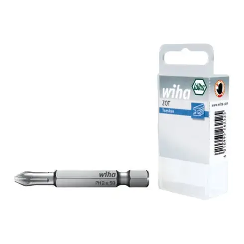 Wiha Bit Professional 50 mm Phillips 1/4" dans un coffret (36193)