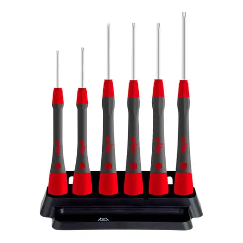 Wiha Set de tournevis de précision PicoFinish® TORX® 6 pcs avec support T4-T9
